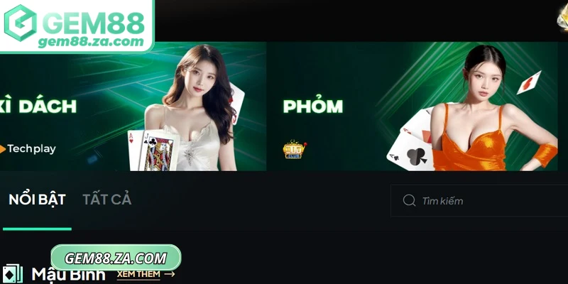 Game bài GEM88 là một trong những nền tảng trực tuyến nổi bật