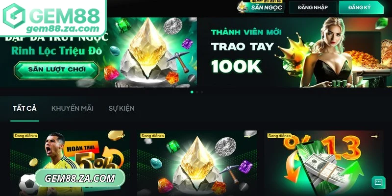 Khuyến mãi GEM88 chính là chuỗi các chương trình ưu đãi hấp dẫn